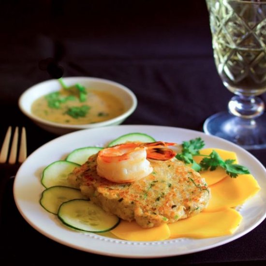 Thai Green Curry Shrimp Burgers