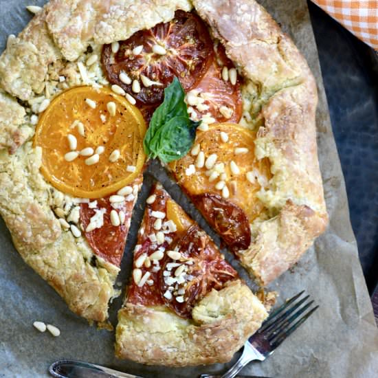 Heirloom Tomato Crostata