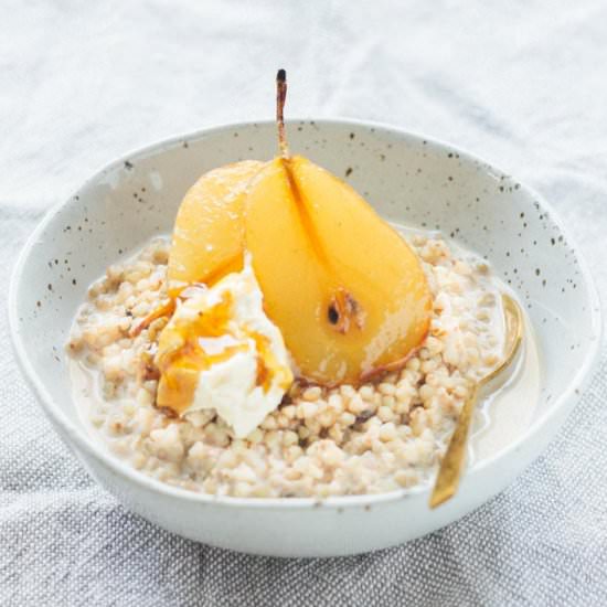 Chai Spiced Buckwheat Porridge