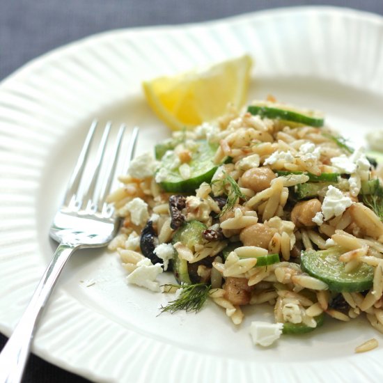 Mediterranean Orzo Pasta Salad