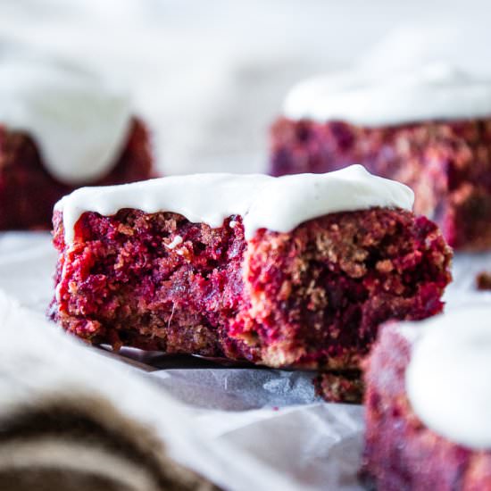 Red Velvet Beetroot Brownies