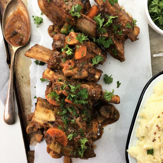 Beer & Mustard Braised Short Ribs