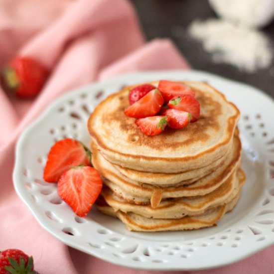 Strawberry pancakes