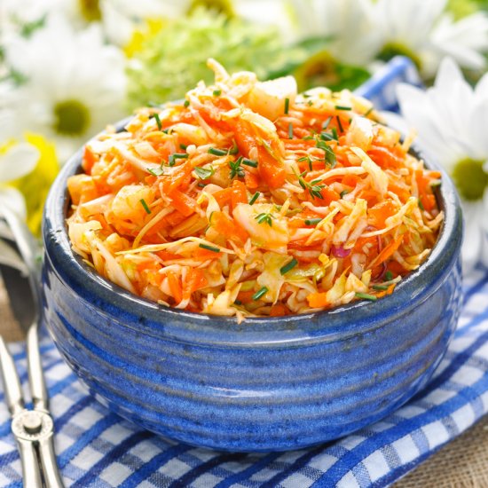 Amish Sweet and Sour Coleslaw