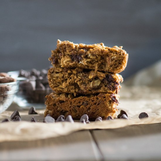 Chocolate Chip Oatmeal Bars