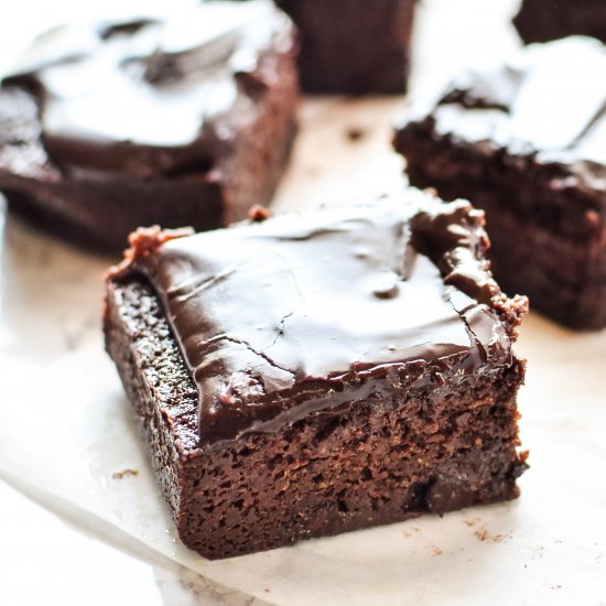 Chocolate Espresso Zucchini Brownie