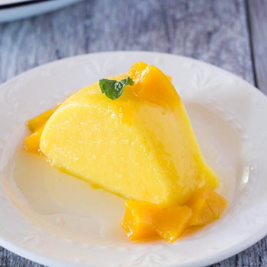 Mango Coconut Pudding