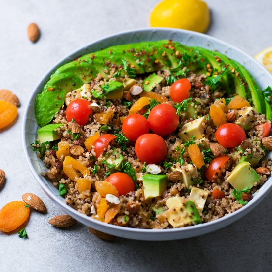 Apricot and Almond Quinoa Salad