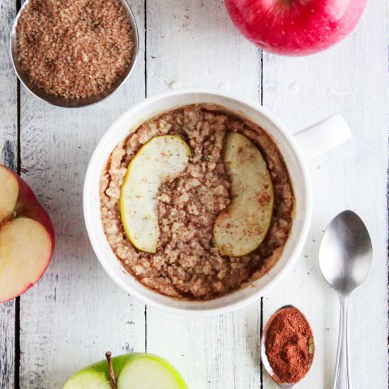 Apple Pie Mug Cake