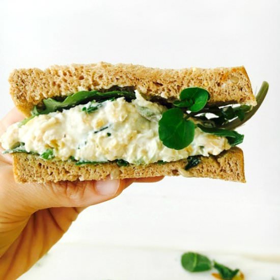 Smashed Chickpea Sandwich