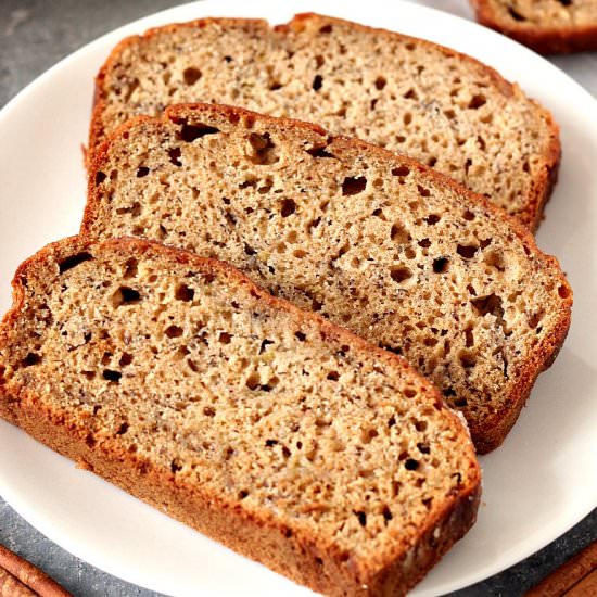 Cinnamon Sugar Banana Bread