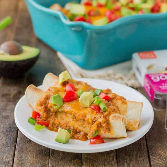 Chipotle Chicken Enchiladas