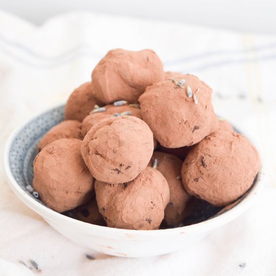 Lavender Chocolate Truffles