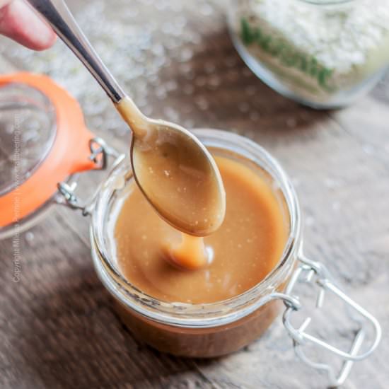 Hops Salted Caramel Sauce