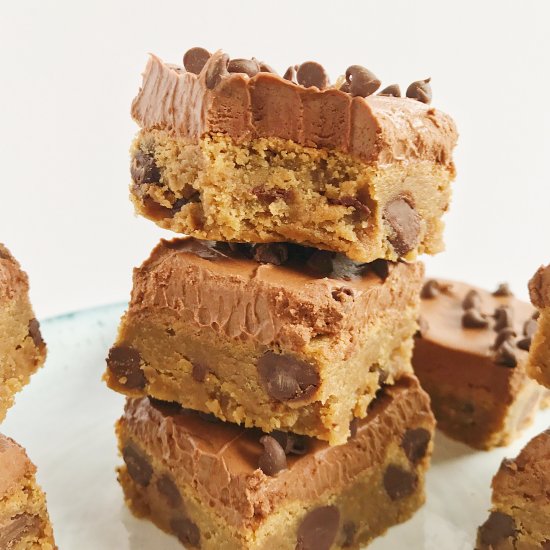 Chocolate Peanut Butter Blondies