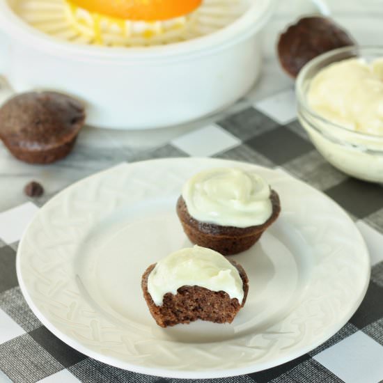 Orange Chocolate Zucchini Muffins