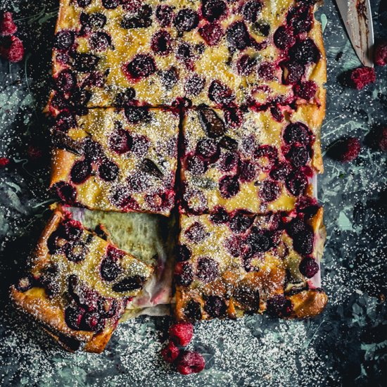 Raspberry Clafoutis