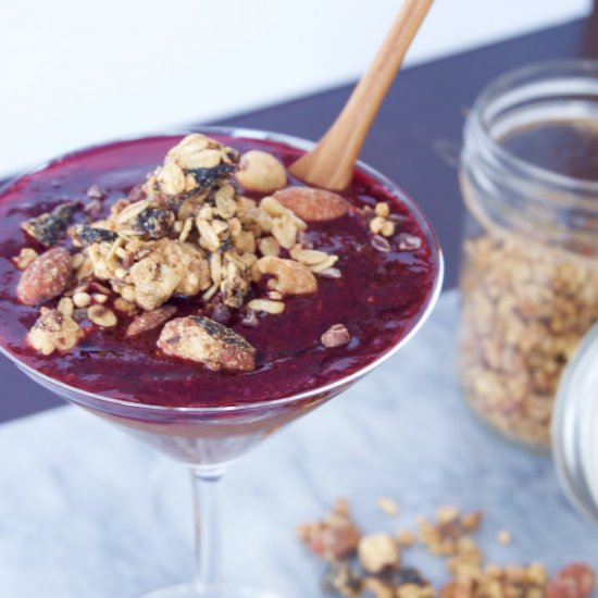 CHOCOLATE CHIA SEED & BERRY PARFAIT