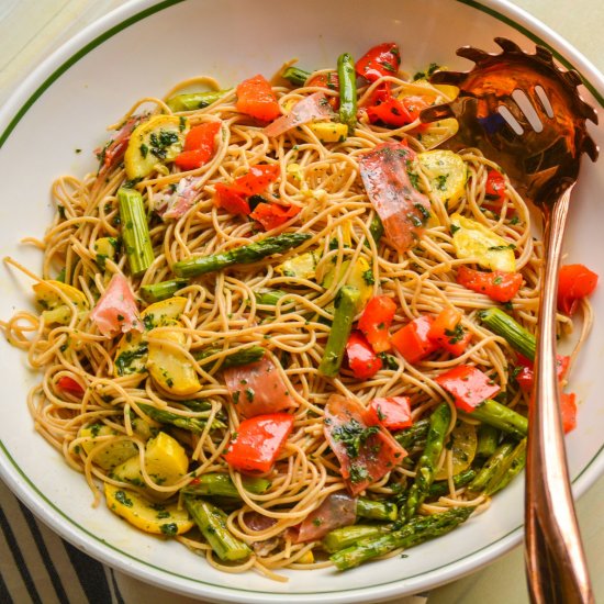 Summer Spaghetti Pasta Salad