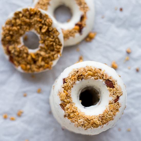 Easy Froyo Granola Donuts