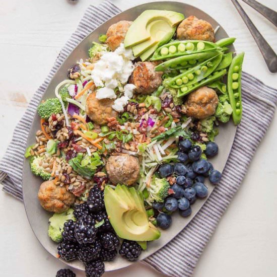 Turkey Meatball Salad