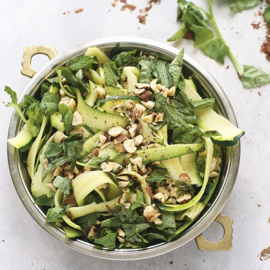 Shaved Zucchini and Herb Salad