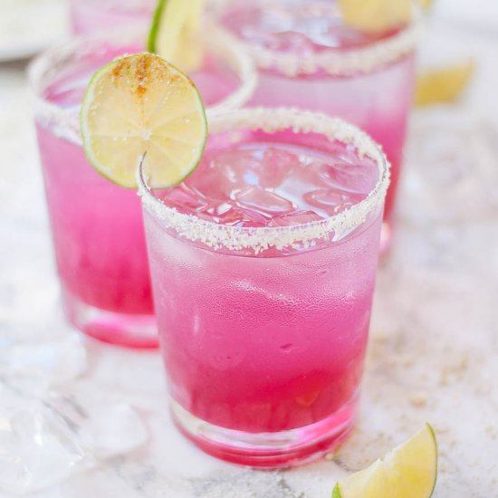 Spicy Prickly Pear Margarita