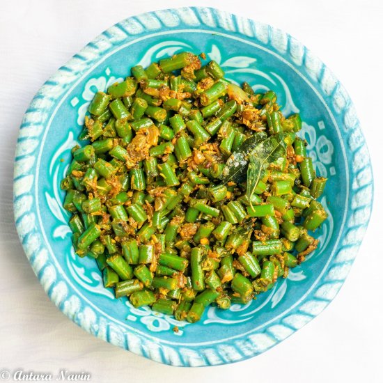 Healthy Beans Stir Fry (Thoran)