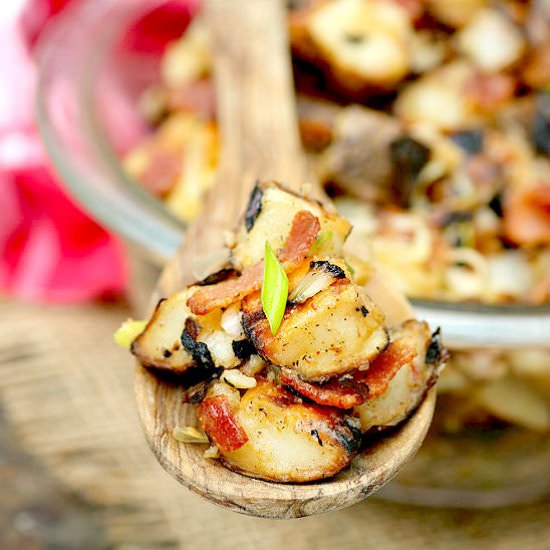 Smoky Chipotle Grilled Potato Salad