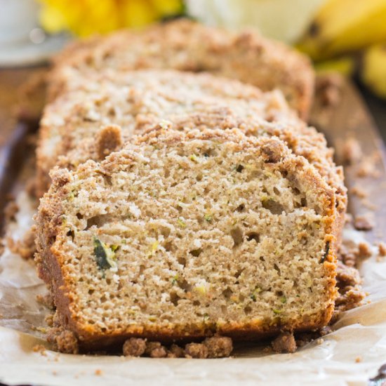 Zucchini Banana Bread