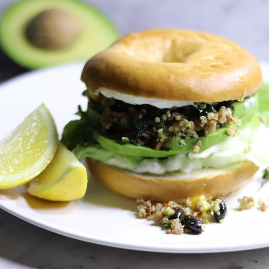 Ancient Grain Salad Bagel