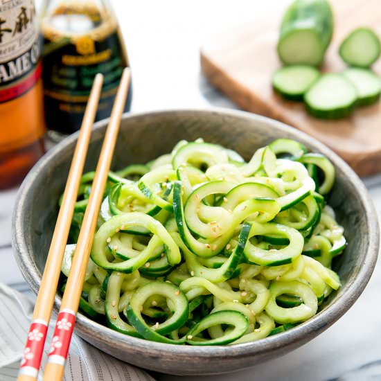 Sesame Cucumber Noodles