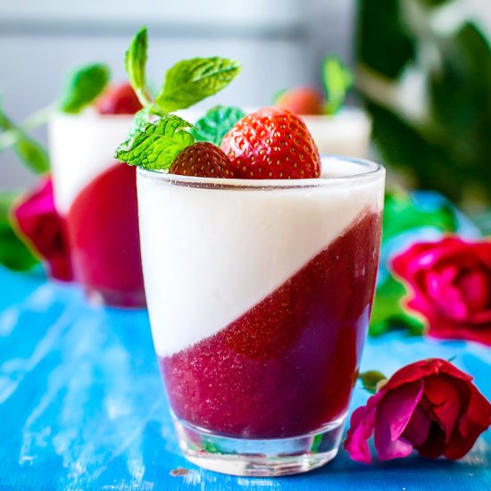 How To Make Strawberry Panna Cotta