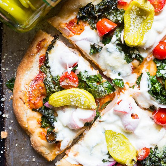 Greek Salad Pizza