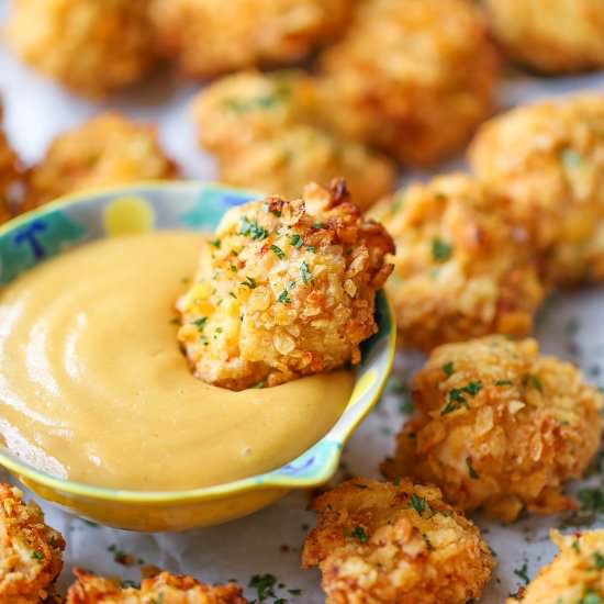 Baked Popcorn Chicken