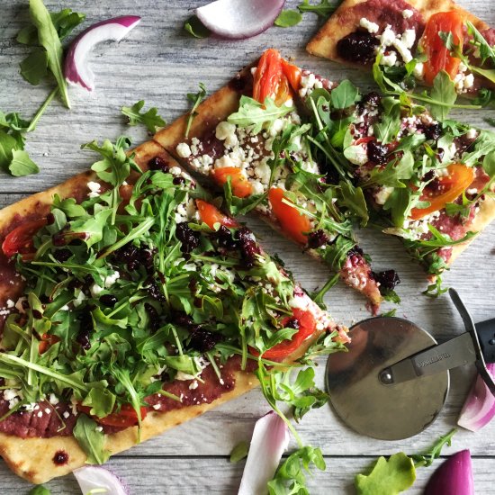 Red Onion and Balsamic Flatbread