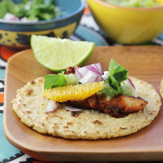 Tacos de Pescado Al Pastor