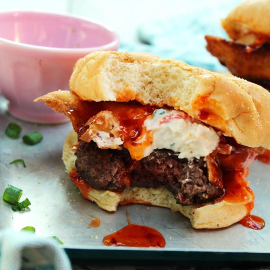 Crab Rangoon Burger