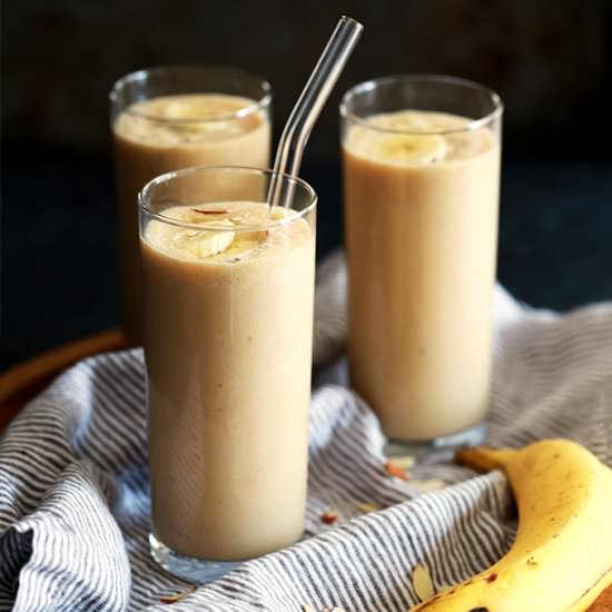 Almond Butter Banana Smoothie