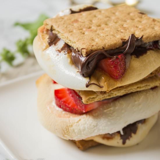 Strawberry Nutella S’mores