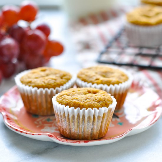 Applesauce Pumpkin Muffins