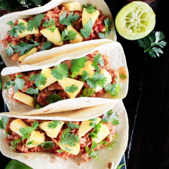 Pineapple Pulled Pork Tacos