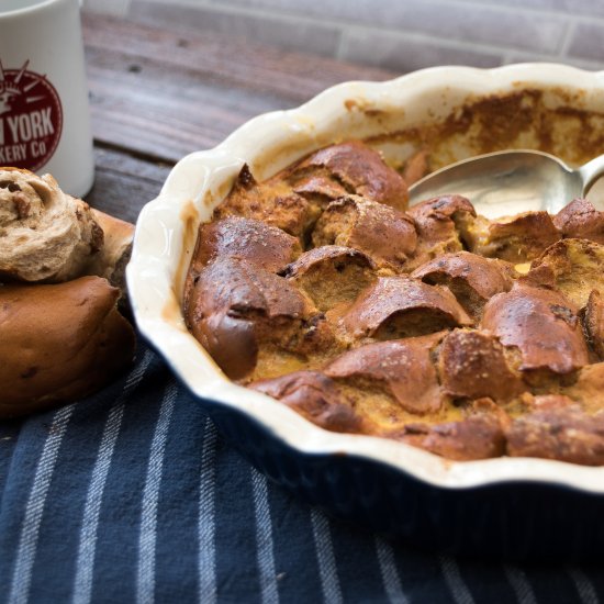 Bread & Bagel Pudding