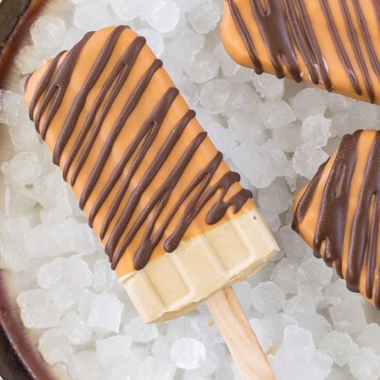 Caramel Frappuccino Pudding Pops