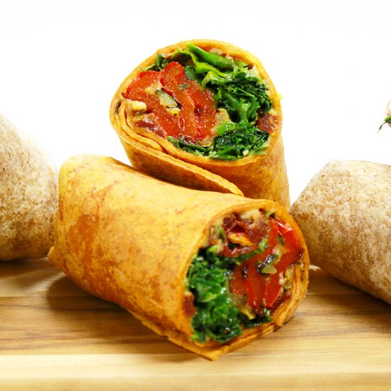 3 Healthy Lunch Wraps