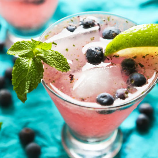 Blueberry Mojitos