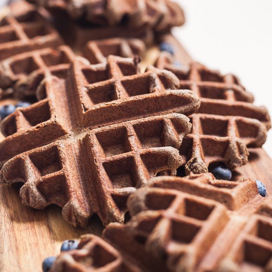 Cinnamon & Vanilla Buckwheat Waffles