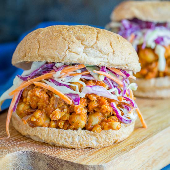 Tempeh Chickpea Sloppy Joes