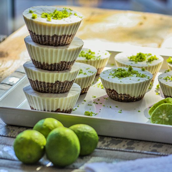 Vegan Key Lime Cheesecake Bites