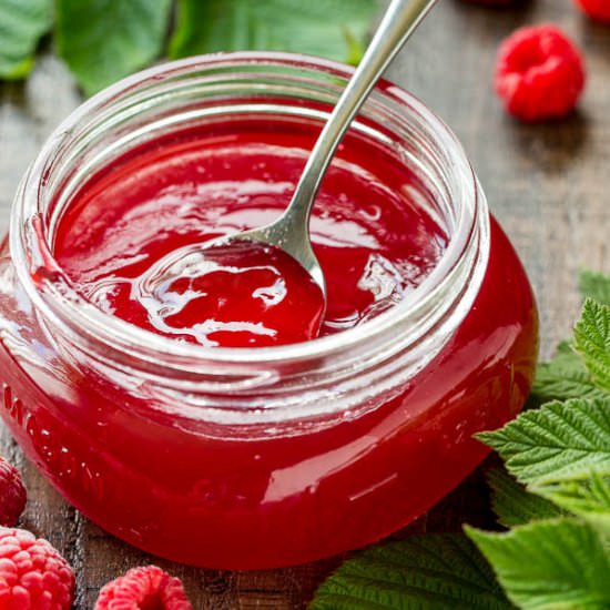 Truly Easy Raspberry Jelly